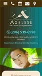 Mobile Screenshot of agelessinseattle.com